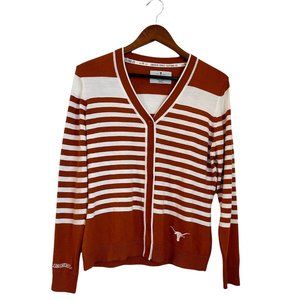Emerson Street Texas Longhorns Cardigan Sweater Embroidered Sz M Med